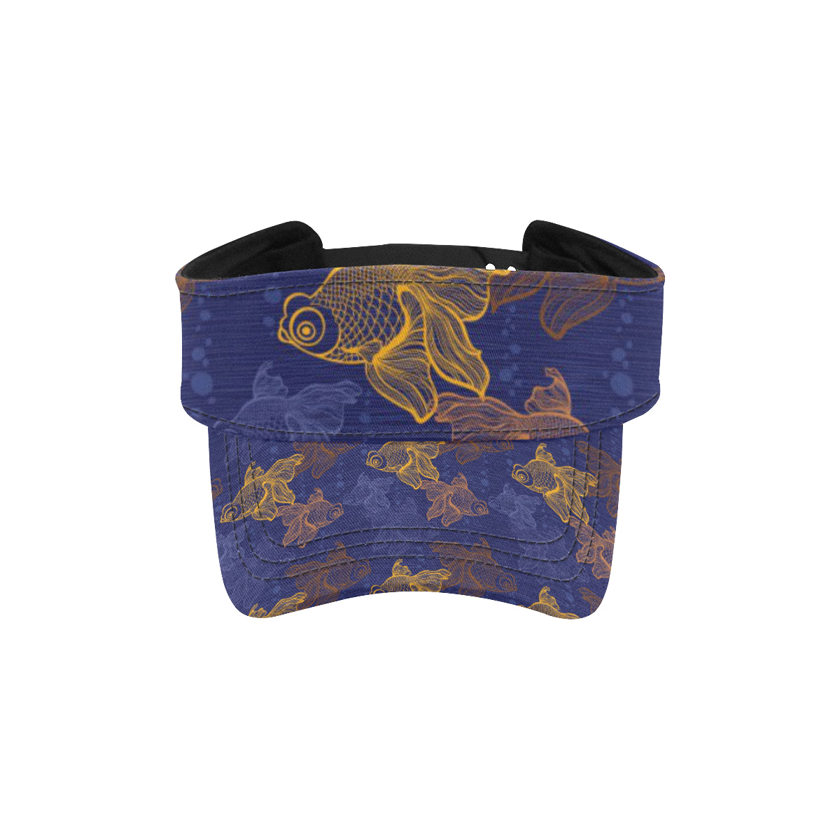 Goldfish Pattern Print Design 01 Unisex Sun Visor