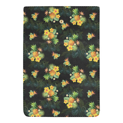 Pineapple Tropical Flower Print Pattern Women's Trifold Wallet