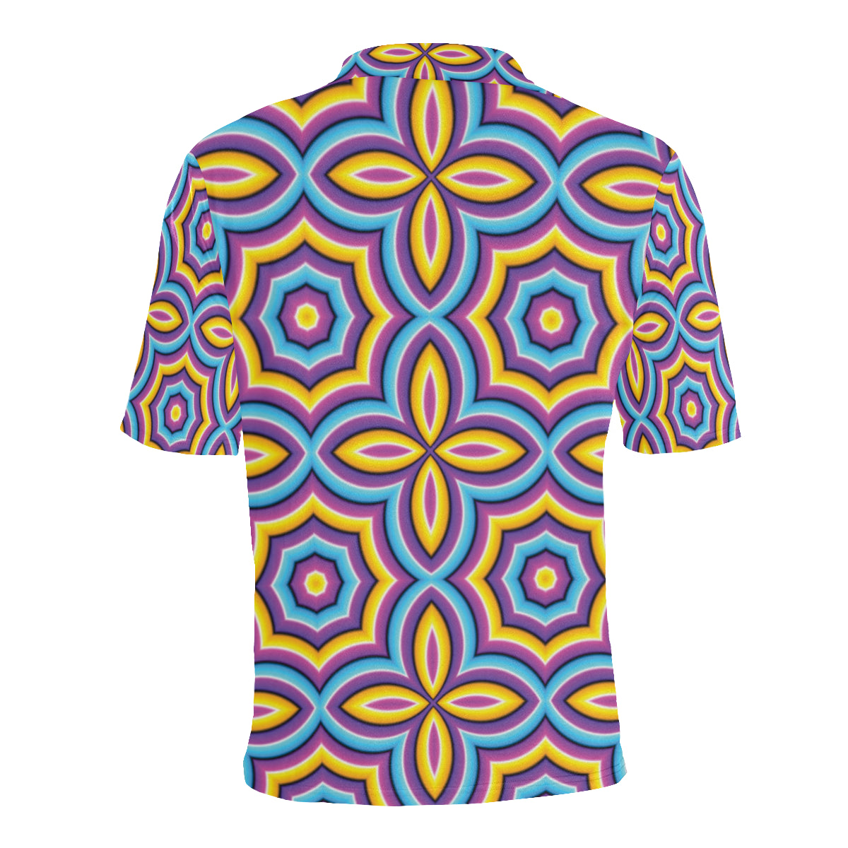 Optical illusion Pattern Print Design A03 Men Polo Shirt