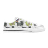 Skye Terriers Print Design LKS301 Women's White Low Top Shoes