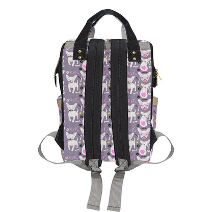 Chihuahua Happy Pattern Diaper Bag Backpack