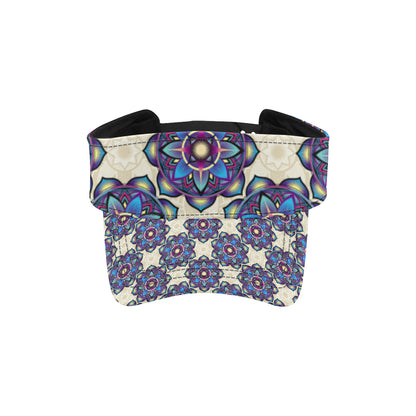 lotus Boho Pattern Print Design LO08 Unisex Sun Visor