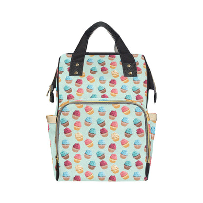 Cupcake Pattern Print Design 01 Diaper Bag Backpack