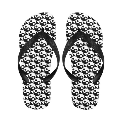 Yin Yang Print Design LKS304 Flip Flops