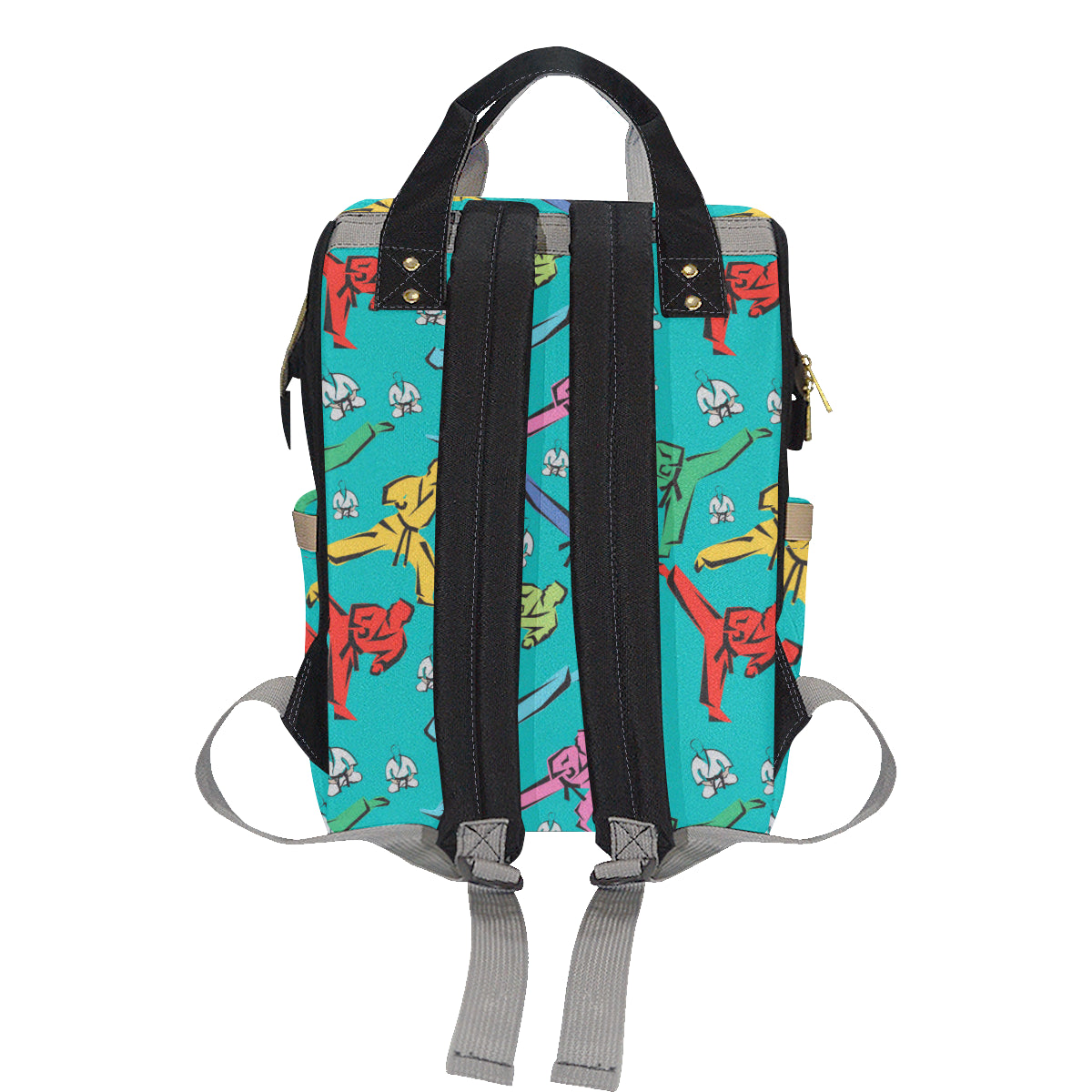 Judo Pattern Print Design 01 Diaper Bag Backpack