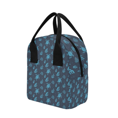 Sea Turtle Print Design LKS307 Insulated Lunch Bag