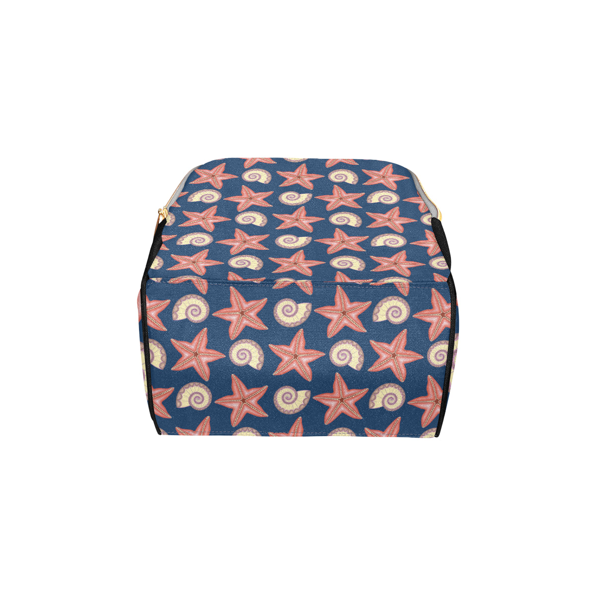 Starfish Pattern Print Design 03 Diaper Bag Backpack