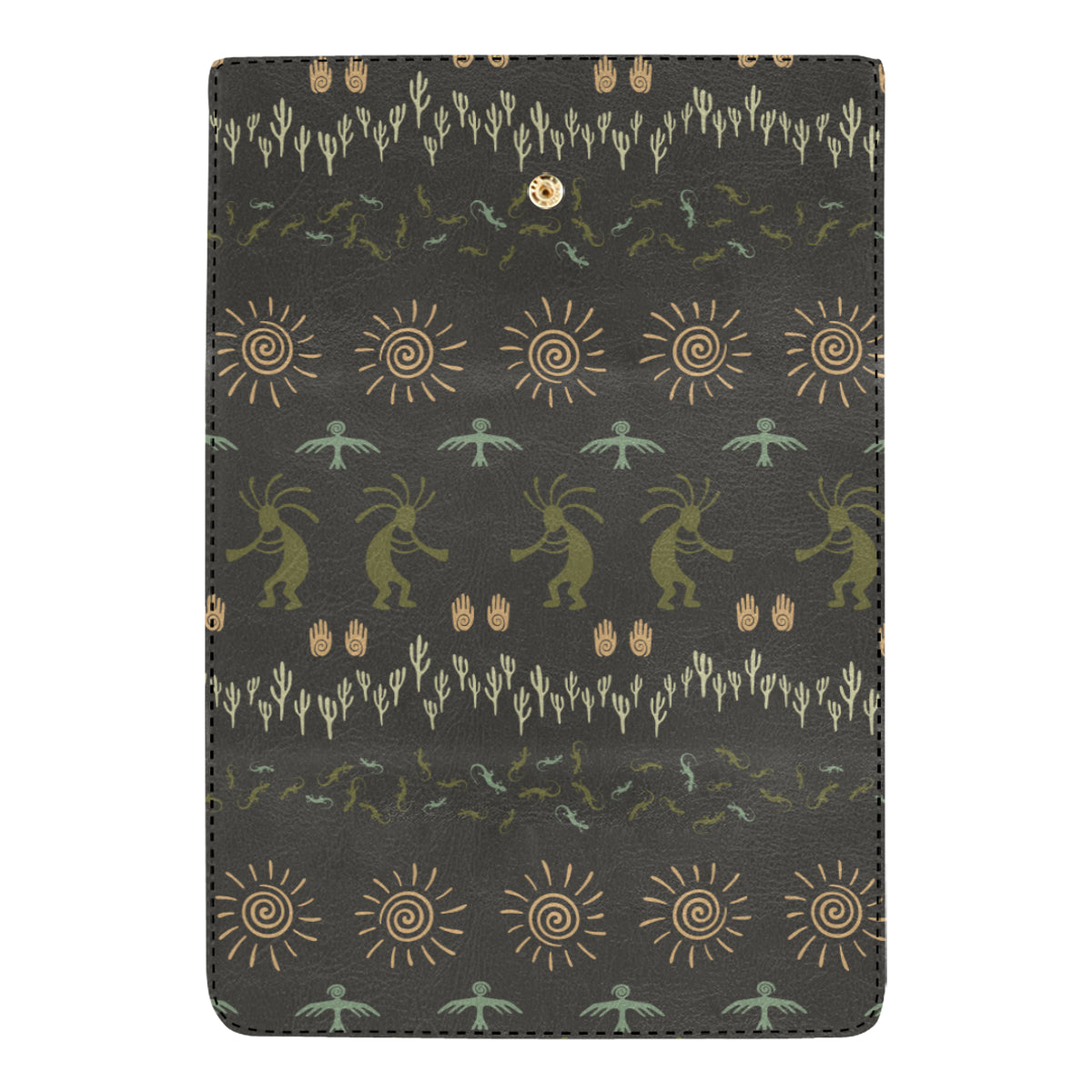 Mayan Pattern Print Design 04 Women's Trifold Wallet