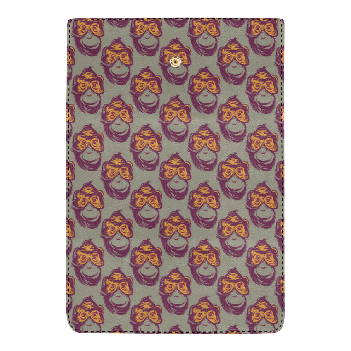 Chimpanzee Pattern Print Design 02 Women's Trifold Wallet