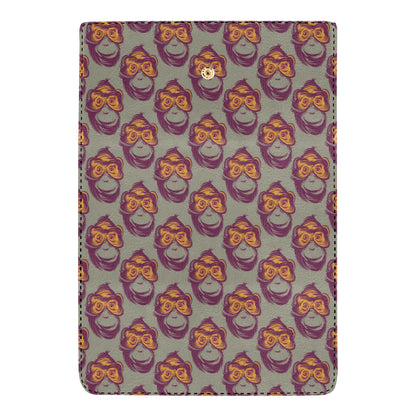 Chimpanzee Pattern Print Design 02 Women's Trifold Wallet