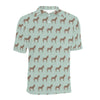 Donkey Print Design LKS402 Men Polo Shirt