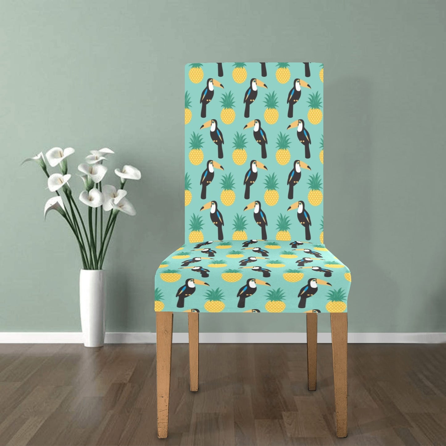 Toucan Print Design LKS301 Dining Chair Slipcover