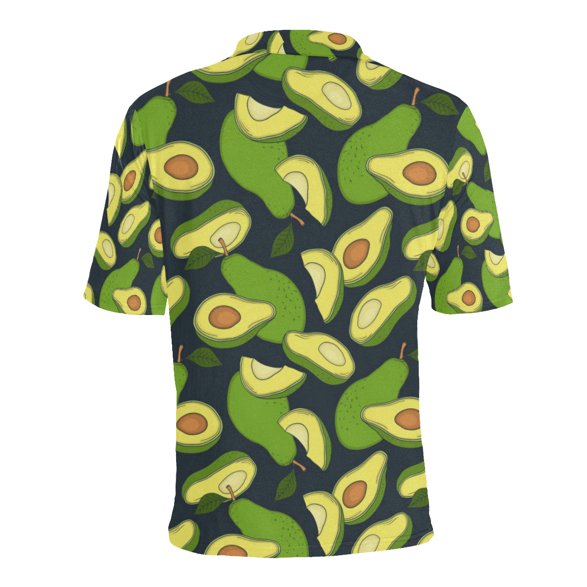 Avocado Pattern Print Design AC013 Men Polo Shirt