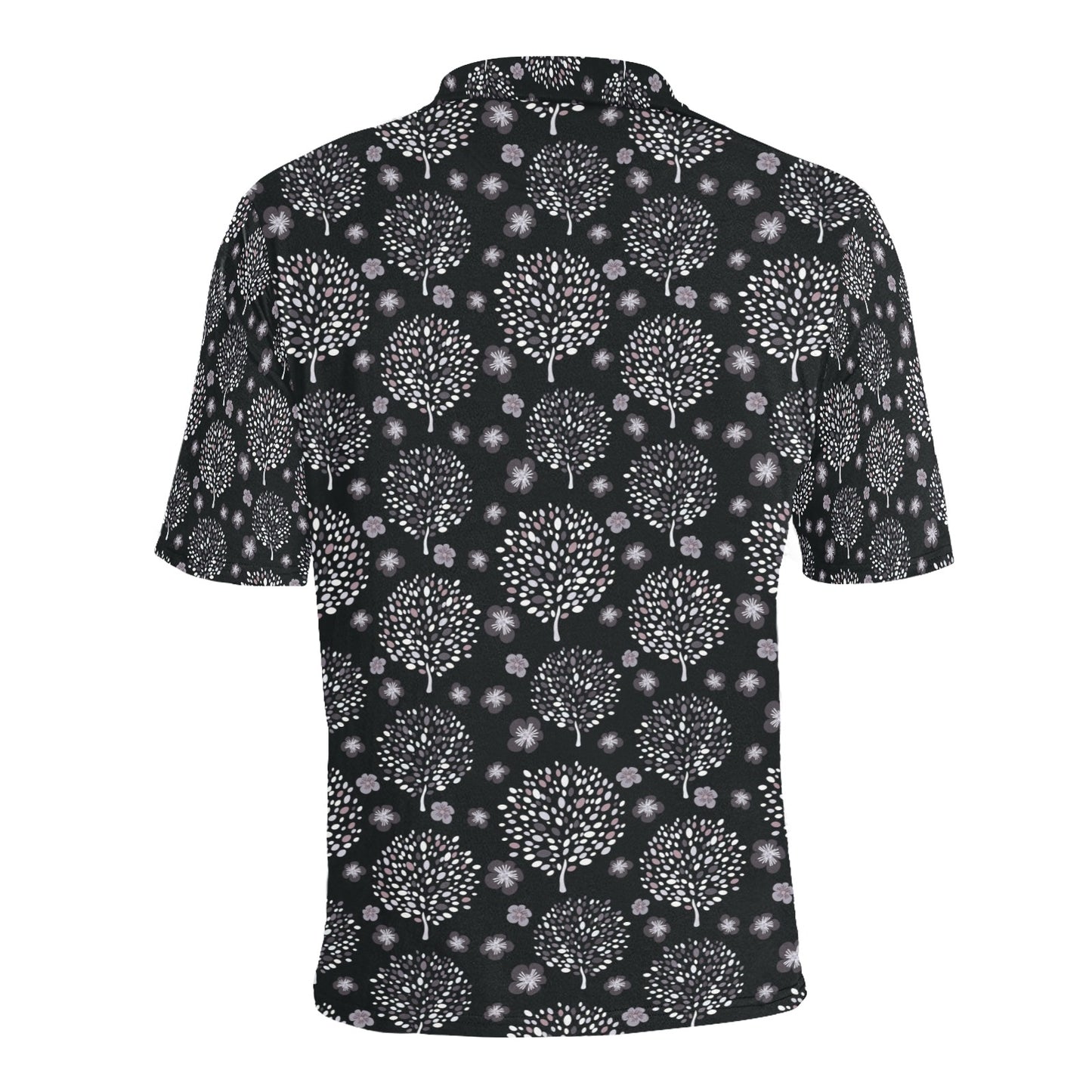 Tree Of Life Print Design LKS304 Men Polo Shirt