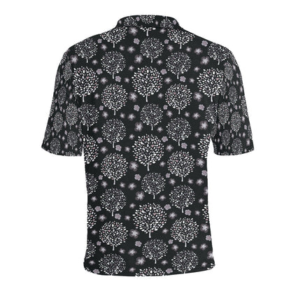 Tree Of Life Print Design LKS304 Men Polo Shirt