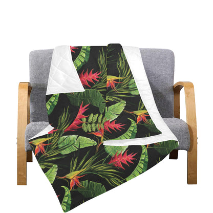 Bird Of Paradise Pattern Print Design BOP010 Premium Quilt