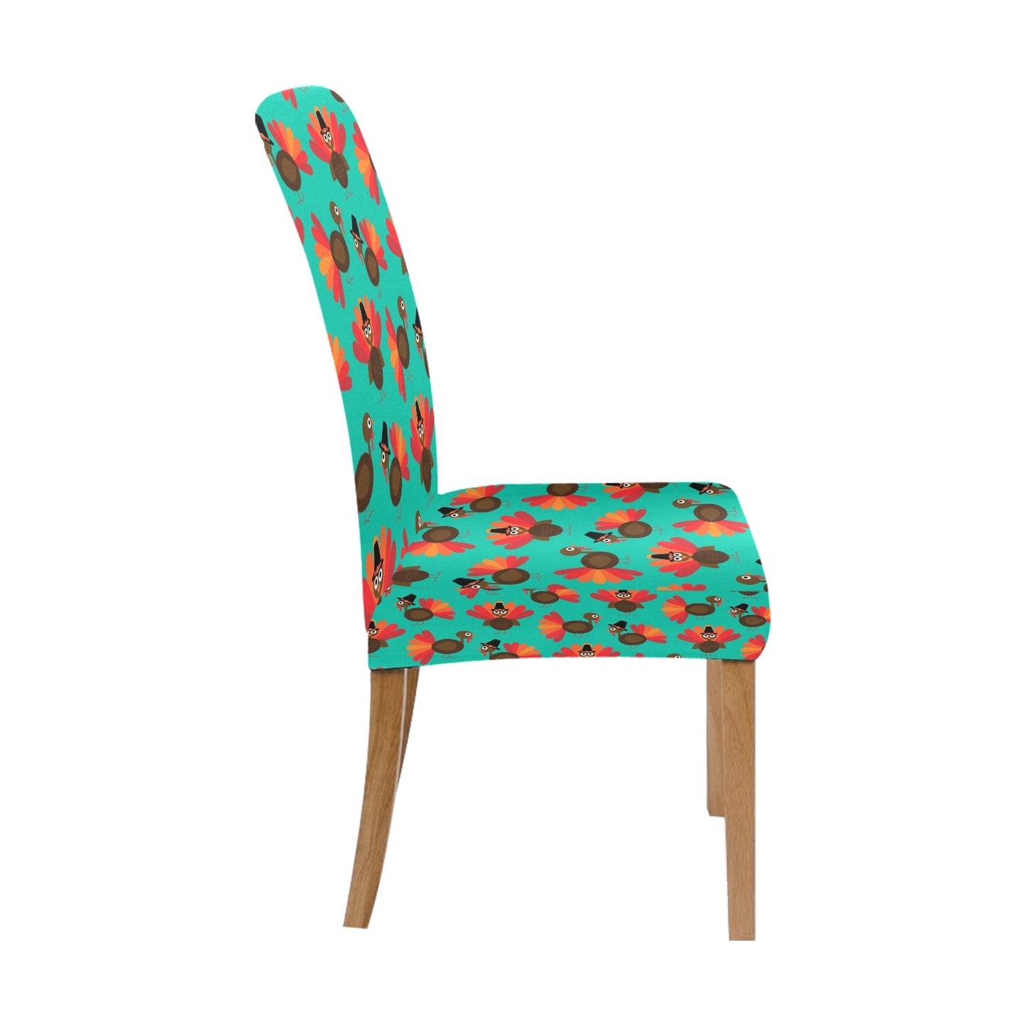 Turkey Print Design LKS402 Dining Chair Slipcover