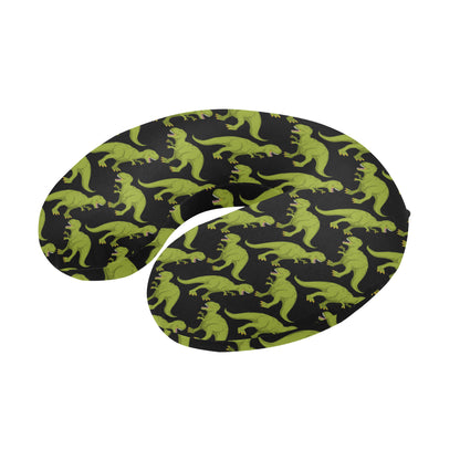 T Rex Pattern Print Design A02 U-Shaped Travel Neck Pillow