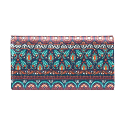Suzani Print Design LKS302 Women's Trifold Wallet