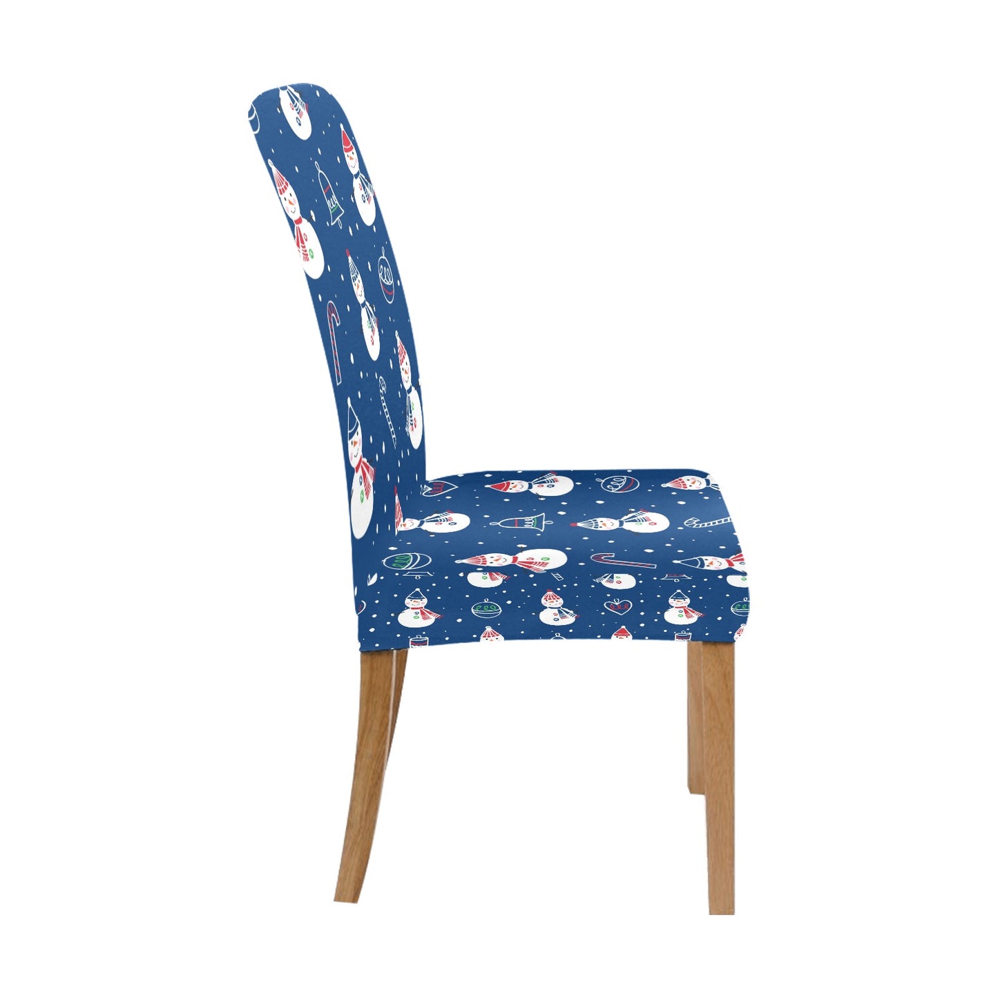 Snowman Print Design LKS306 Dining Chair Slipcover