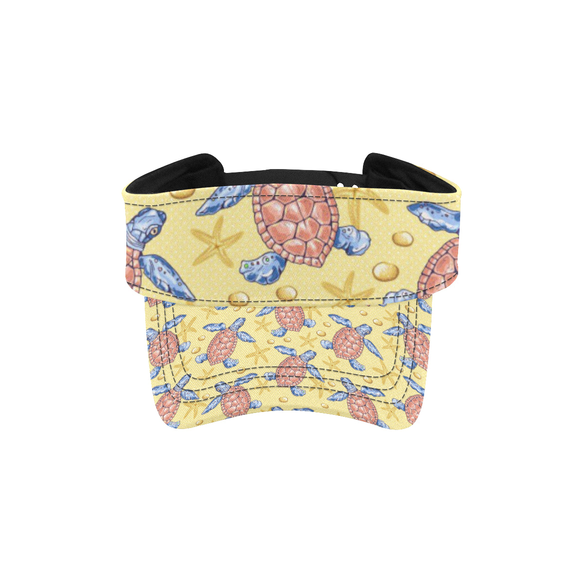 Sea Turtle Pattern Print Design T06 Unisex Sun Visor