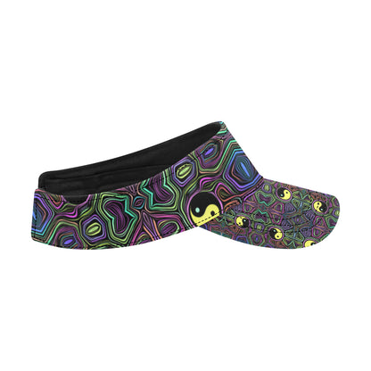 Yin Yang Neon Color Design Print Unisex Sun Visor