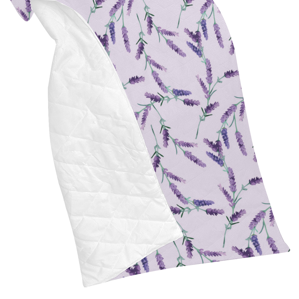 Lavender Pattern Print Design 02 Premium Quilt