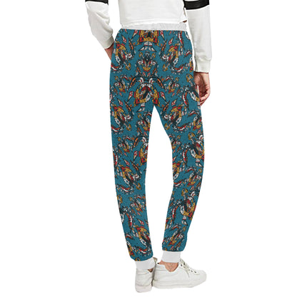 Sea Turtle Tribal Colorful Hand Drawn Unisex Sweatpants