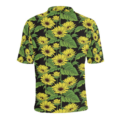Sunflower Print Design LKS3010 Men Polo Shirt