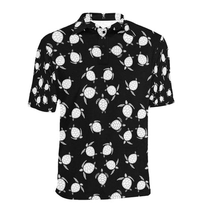 Sea Turtle Print Design LKS303 Men Polo Shirt