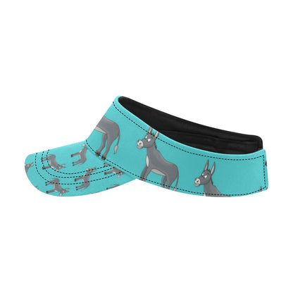 Donkey Pattern Print Design 01 Unisex Sun Visor