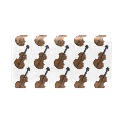 Violin Print Design LKS405 Women's Trifold Wallet