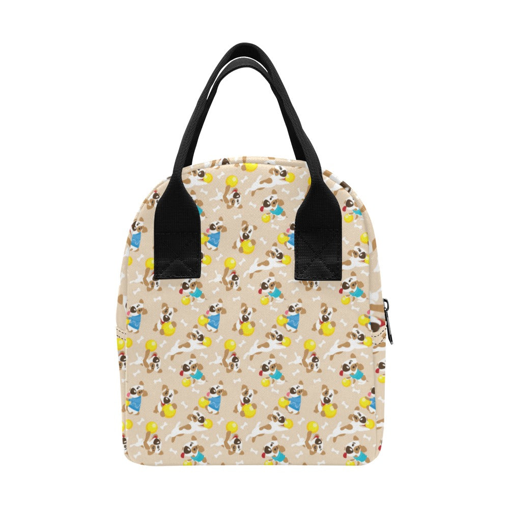 Russell Terriers Cute Print Design LKS304 Insulated Lunch Bag