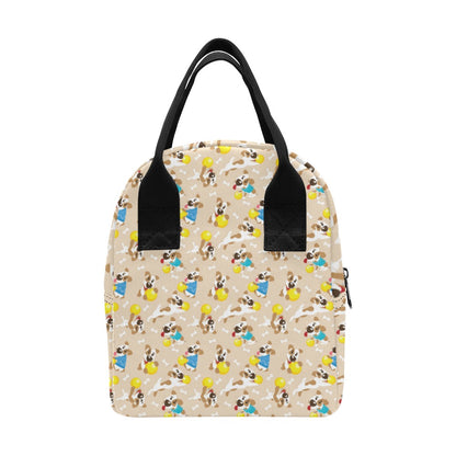 Russell Terriers Cute Print Design LKS304 Insulated Lunch Bag