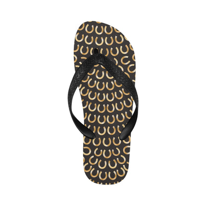 Horseshoe Print Design LKS304 Flip Flops
