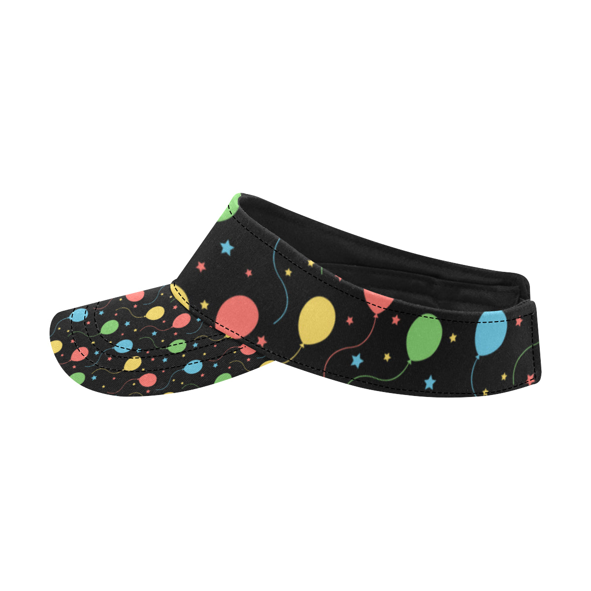 Ballon Colorful Pattern Print Design 04 Unisex Sun Visor