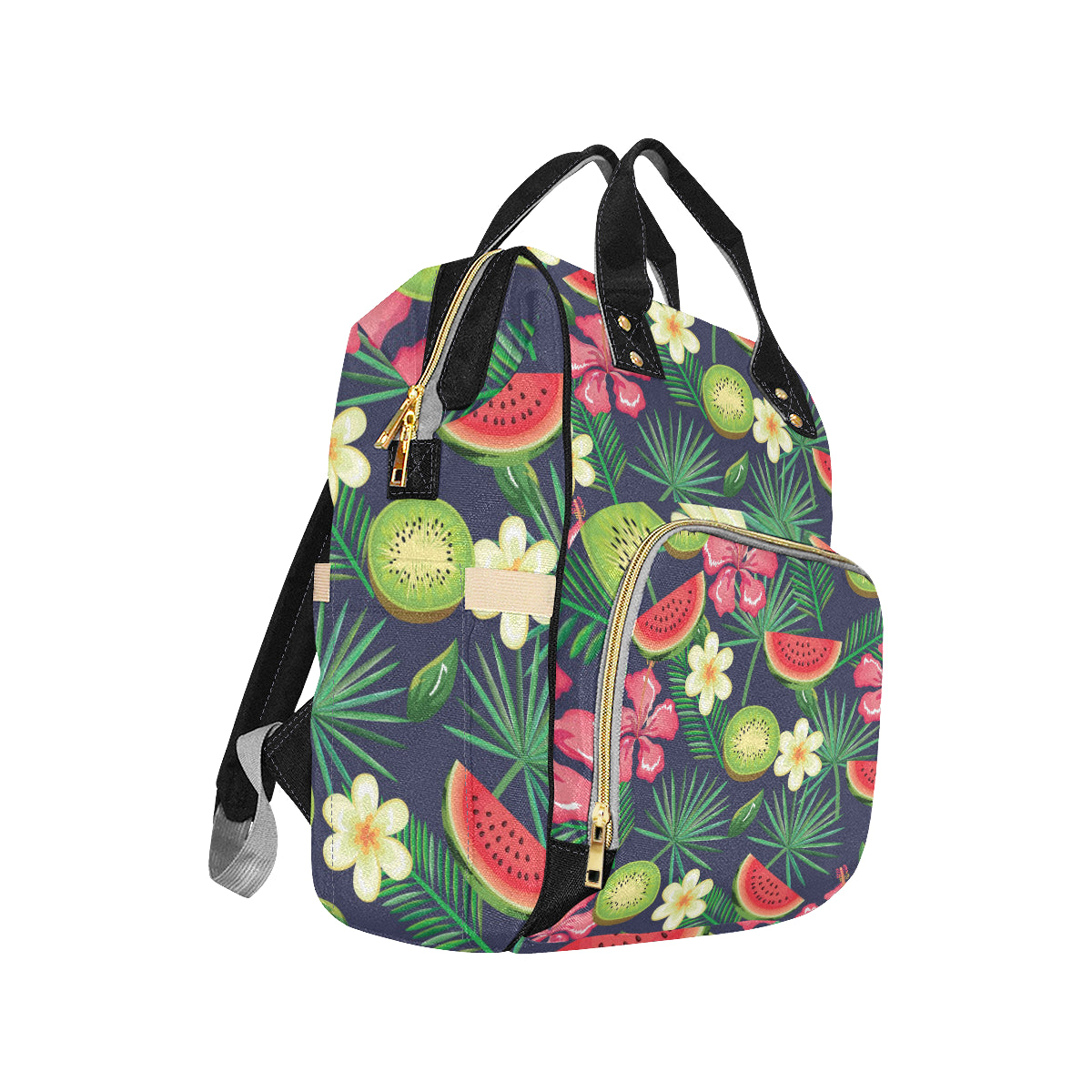 Tropical Fruits Pattern Print Design TF05 Diaper Bag Backpack