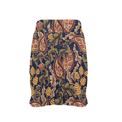 Floral Vintage Classic Print 17" Golf & Pickleball Skort with Pockets
