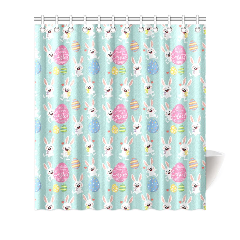 Easter Eggs Pattern Print Design RB014 Shower Curtain