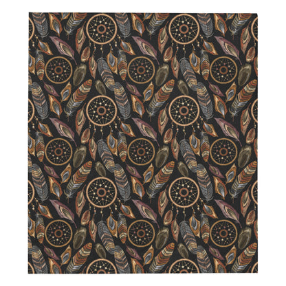 Dream catcher embroidered style Premium Quilt