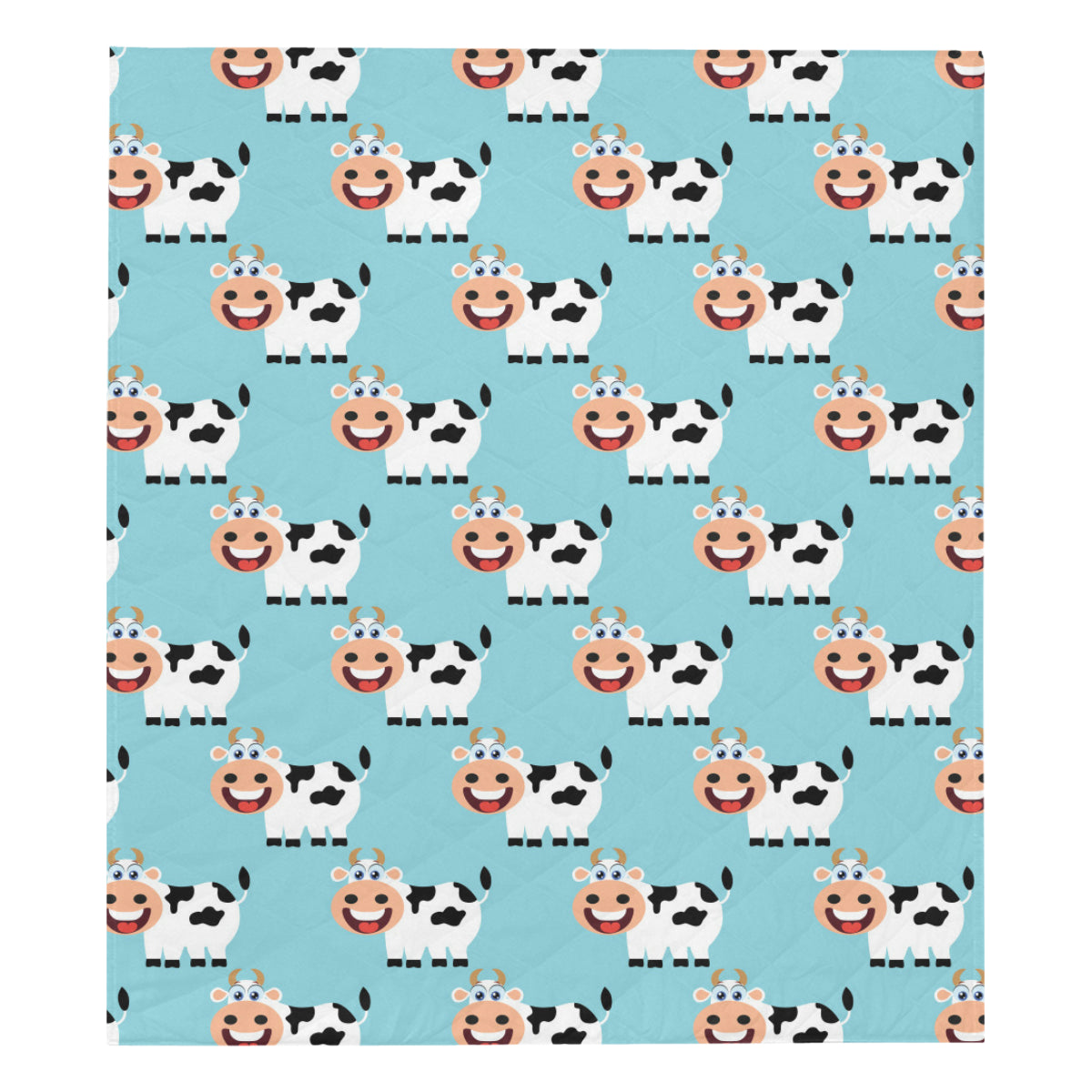 Cattle Cute Pattern Print Design 01 Premium Quilt