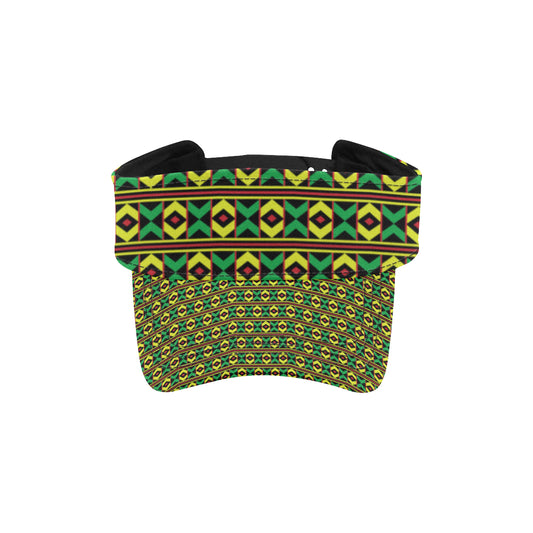 African Geometric Print Pattern Unisex Sun Visor