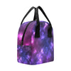 Celestial Purple Blue Galaxy Insulated Lunch Bag