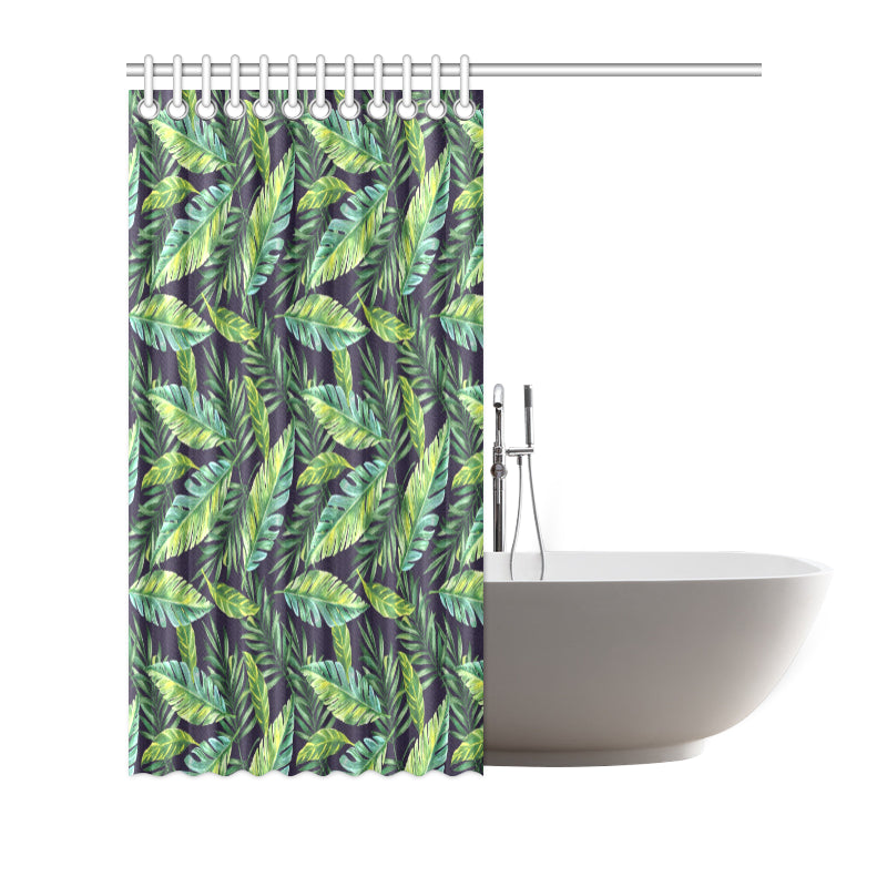 Tropical Flower Pattern Print Design TF06 Shower Curtain