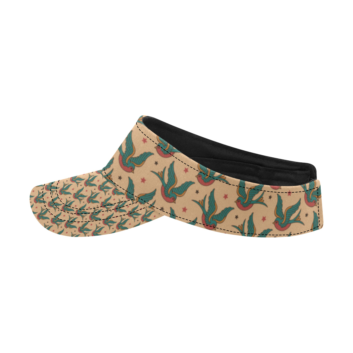Old School Tattoo Swallow Design Unisex Sun Visor