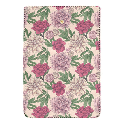 Peony Pattern Print Design A01 Women's Trifold Wallet