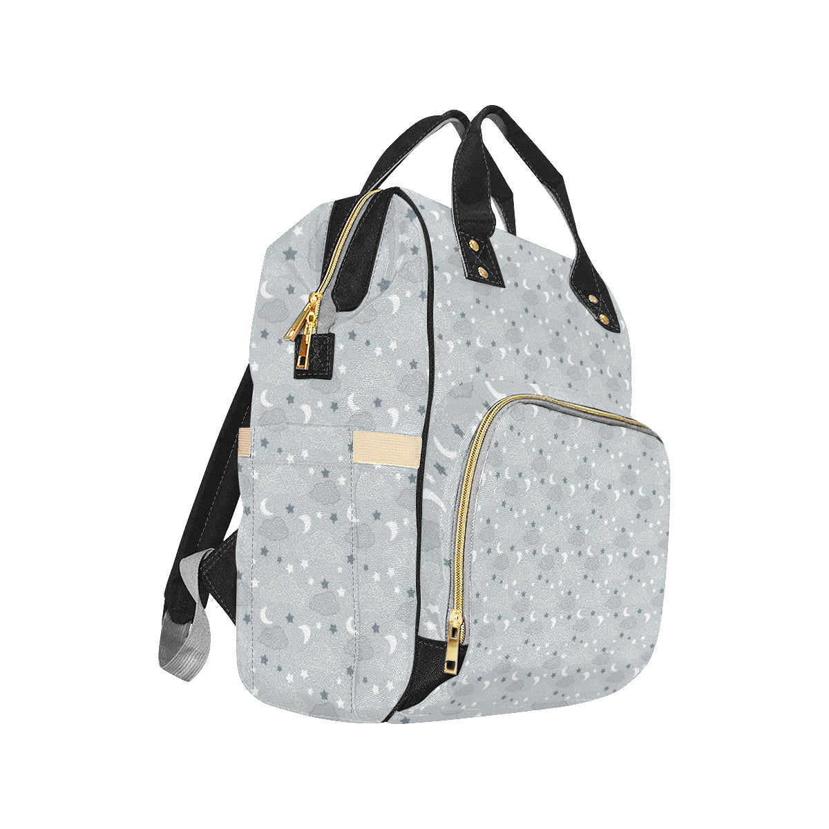 Cloud  Pattern Print Design 04 Diaper Bag Backpack