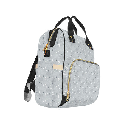 Cloud  Pattern Print Design 04 Diaper Bag Backpack