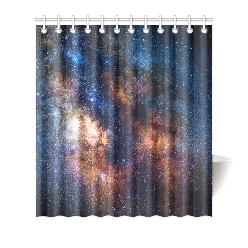 Celestial Milky way Galaxy Shower Curtain
