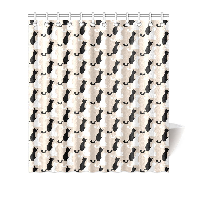 Cat Pattern Print Design 04 Shower Curtain